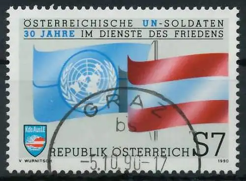 ÖSTERREICH 1990 Nr 2004 gestempelt 245F82