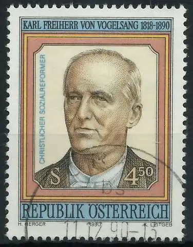 ÖSTERREICH 1990 Nr 2008 gestempelt 245FA6