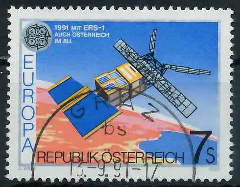 ÖSTERREICH 1991 Nr 2026 gestempelt 24601E