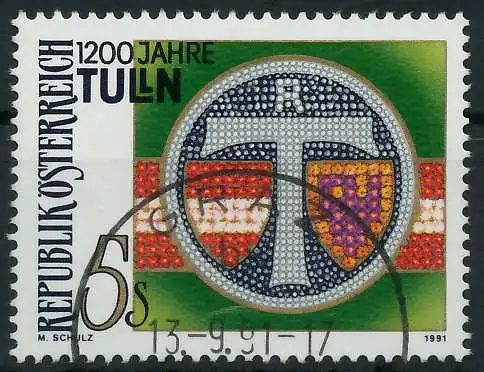 ÖSTERREICH 1991 Nr 2031 gestempelt 24602E