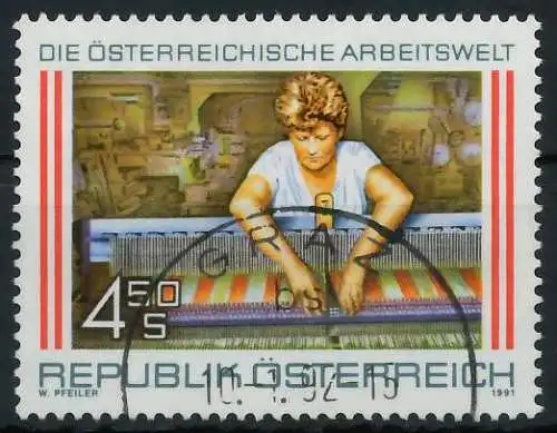 ÖSTERREICH 1991 Nr 2044 gestempelt 2460A2