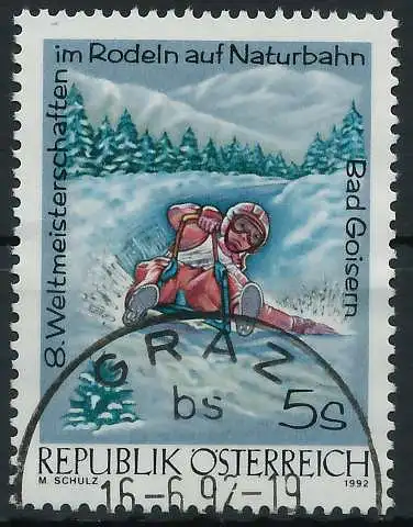 ÖSTERREICH 1992 Nr 2050 gestempelt 2460BE