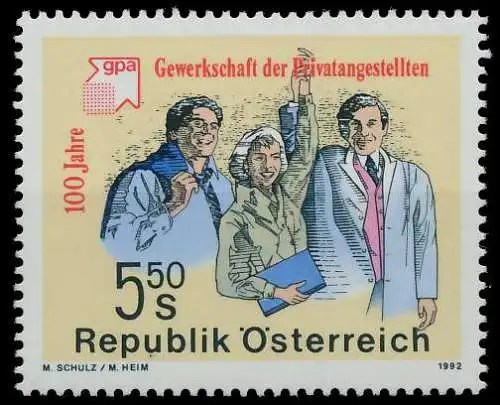 ÖSTERREICH 1992 Nr 2049 postfrisch 2460C2