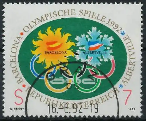 ÖSTERREICH 1992 Nr 2048 gestempelt 2460CE