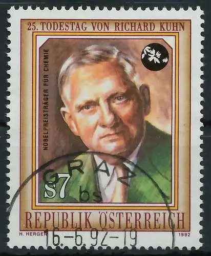 ÖSTERREICH 1992 Nr 2058 gestempelt 24611E