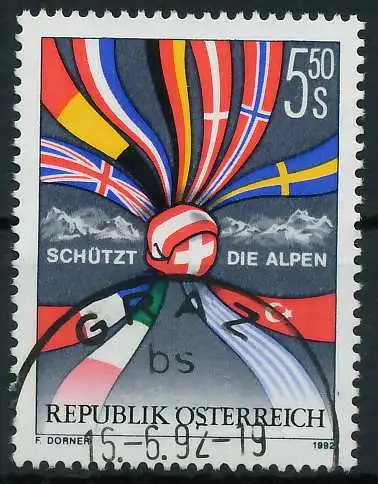 ÖSTERREICH 1992 Nr 2065 gestempelt 246152