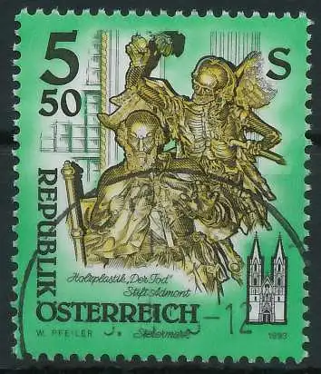 ÖSTERREICH DS KUNSTWERKE Nr 2094 gestempelt 24621E