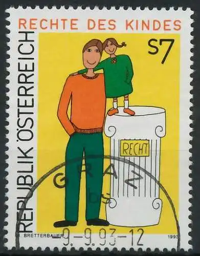 ÖSTERREICH 1993 Nr 2093 gestempelt 246246