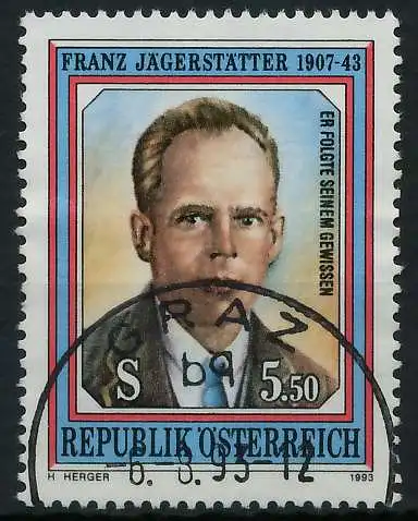 ÖSTERREICH 1993 Nr 2105 gestempelt 24629A