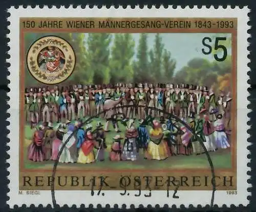 ÖSTERREICH 1993 Nr 2107 gestempelt 2462AE