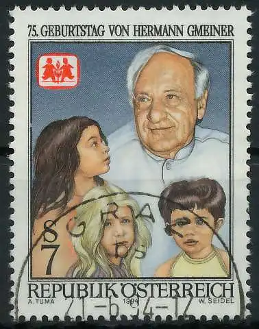 ÖSTERREICH 1994 Nr 2128 gestempelt 24633A