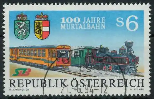 ÖSTERREICH 1994 Nr 2131 gestempelt 246362