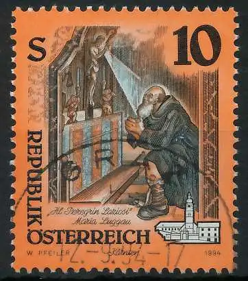 ÖSTERREICH DS KUNSTWERKE Nr 2134 gestempelt 24637A