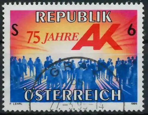 ÖSTERREICH 1995 Nr 2147 gestempelt 2463DE