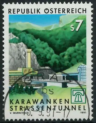 ÖSTERREICH 1991 Nr 2033 gestempelt 24658E