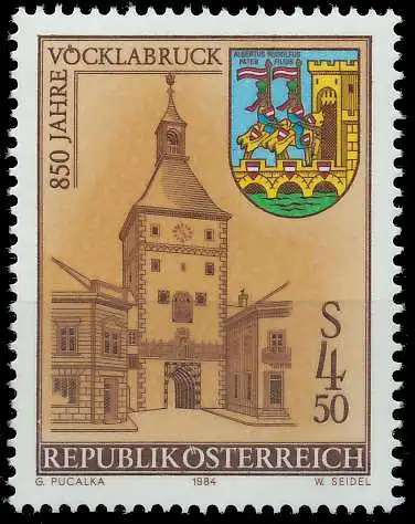 ÖSTERREICH 1984 Nr 1777 postfrisch 2465DE