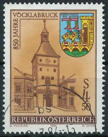 ÖSTERREICH 1984 Nr 1777 gestempelt 2465E6