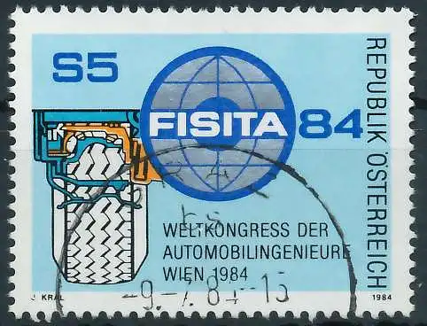 ÖSTERREICH 1984 Nr 1770 gestempelt 2465F6