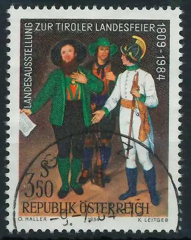 ÖSTERREICH 1984 Nr 1780 gestempelt 246616