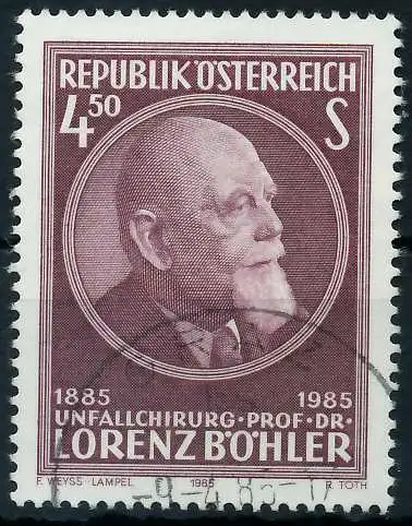 ÖSTERREICH 1985 Nr 1800 gestempelt 24669E