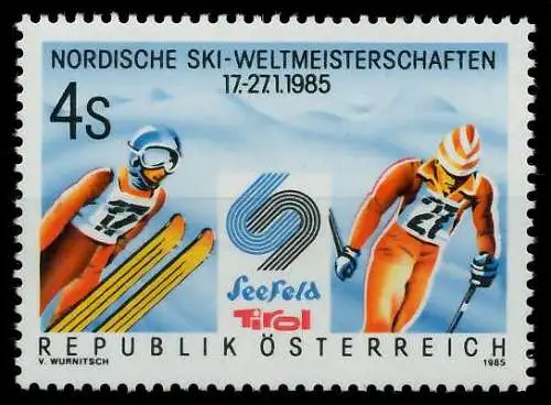 ÖSTERREICH 1985 Nr 1801 postfrisch 2466AA