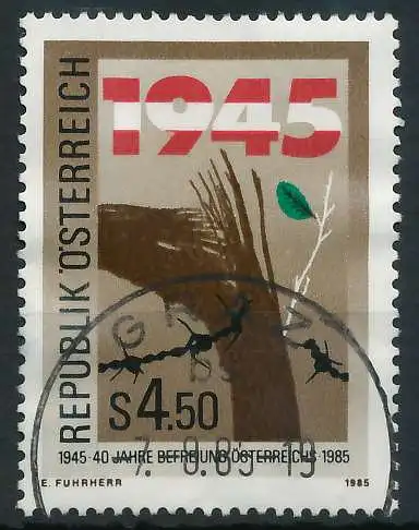 ÖSTERREICH 1985 Nr 1810 gestempelt 246706