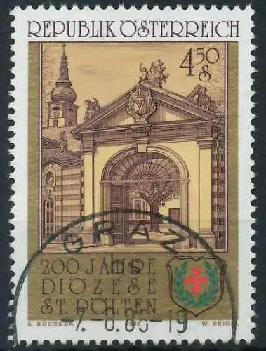 ÖSTERREICH 1985 Nr 1814 gestempelt 246736