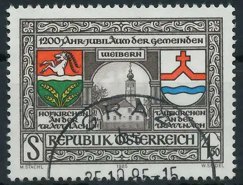 ÖSTERREICH 1985 Nr 1824 gestempelt 246752