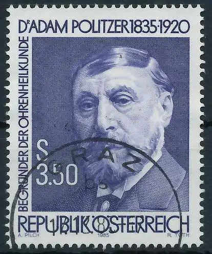 ÖSTERREICH 1985 Nr 1826 gestempelt 24B6C6