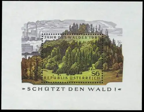 ÖSTERREICH BLOCK KLEINBOGEN Block 7 postfrisch SD2ABCA