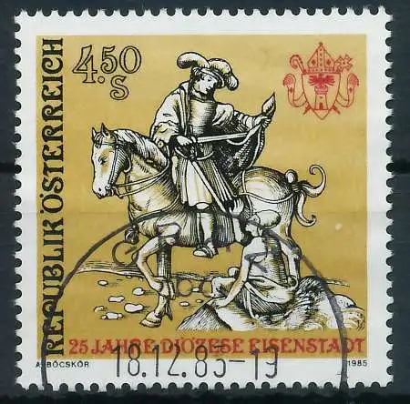 ÖSTERREICH 1985 Nr 1830 gestempelt 24B71A