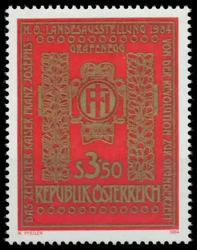 ÖSTERREICH 1984 Nr 1775 postfrisch SD2AC06