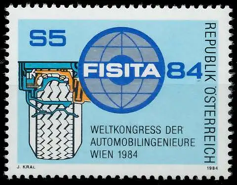 ÖSTERREICH 1984 Nr 1770 postfrisch SD2ABF2
