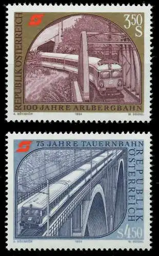 ÖSTERREICH 1984 Nr 1785-1786 postfrisch SD2AC2E