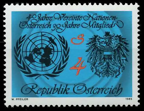 ÖSTERREICH 1985 Nr 1817 postfrisch SD3047A