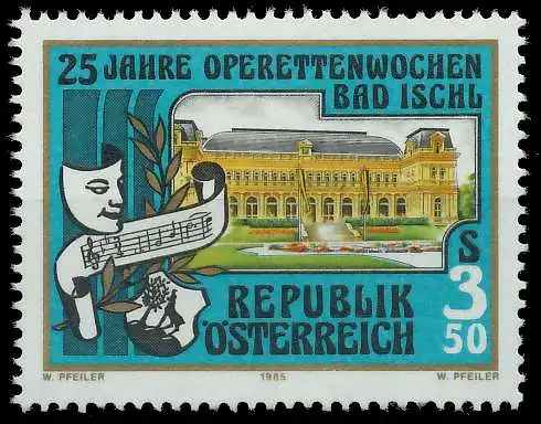 ÖSTERREICH 1985 Nr 1820 postfrisch SD3048A