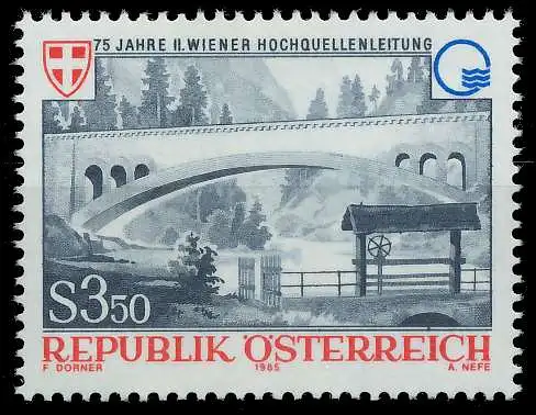 ÖSTERREICH 1985 Nr 1834 postfrisch SD304FA