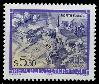 ÖSTERREICH DS STIFTE KLÖSTER Nr 1859 postfrisch SD305BA