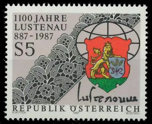 ÖSTERREICH 1987 Nr 1885 postfrisch SD3067E