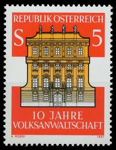 ÖSTERREICH 1987 Nr 1891 postfrisch SD306AA