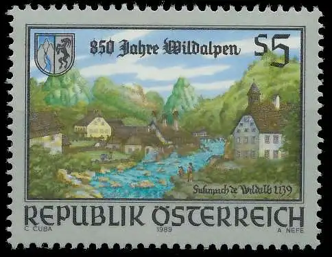 ÖSTERREICH 1989 Nr 1969 postfrisch SD30926