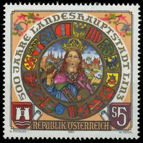ÖSTERREICH 1990 Nr 1983 postfrisch SD3098E