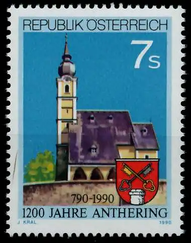 ÖSTERREICH 1990 Nr 1986 postfrisch SD309AA