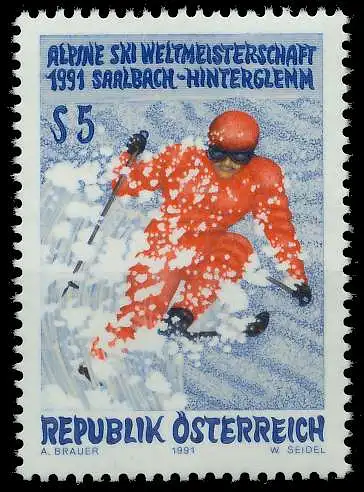 ÖSTERREICH 1991 Nr 2014 postfrisch SD30A82