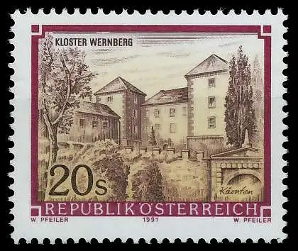 ÖSTERREICH DS STIFTE KLÖSTER Nr 2025 postfrisch SD30ACA