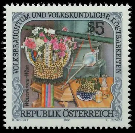 ÖSTERREICH 1991 Nr 2042 postfrisch SD30B5A