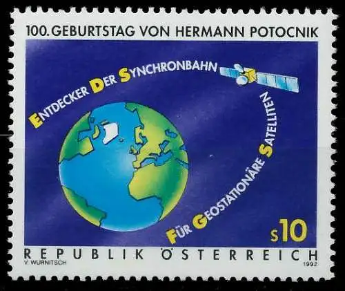ÖSTERREICH 1992 Nr 2082 postfrisch SD32C4A