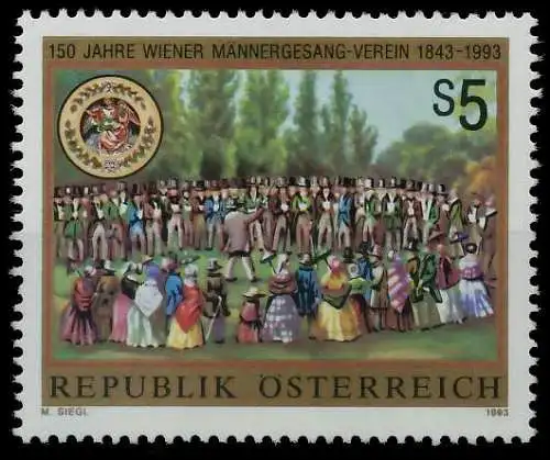 ÖSTERREICH 1993 Nr 2107 postfrisch SD32D02