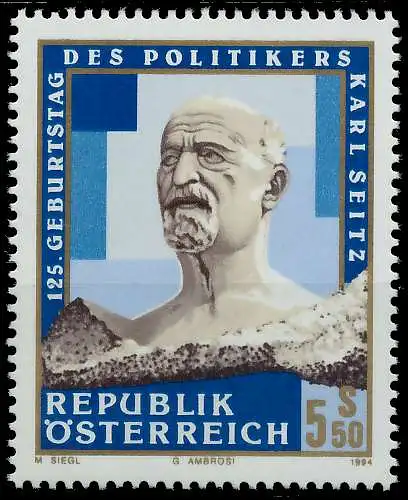 ÖSTERREICH 1994 Nr 2132 postfrisch SD32DC2