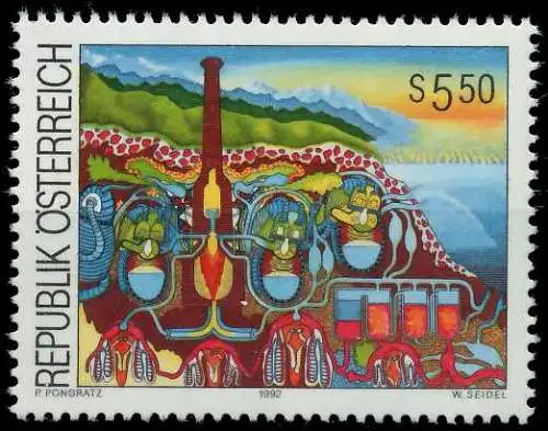 ÖSTERREICH 1992 Nr 2077 postfrisch SD32C26